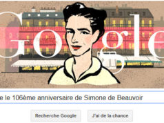 Google fête le 106ème anniversaire de Simone de Beauvoir [Doodle]