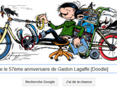 Google fête le 57ème anniversaire de Gaston Lagaffe [Doodle]