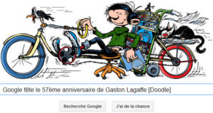 Google fête le 57ème anniversaire de Gaston Lagaffe [Doodle]