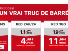 RED de SFR brade ses prix du 3 au 13 mars pour des remises de 6 mois