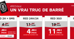 RED de SFR brade ses prix du 3 au 13 mars pour des remises valables pendant 6 mois RED de SFR brade ses prix du 3 au 13 mars pour des remises de 6 mois