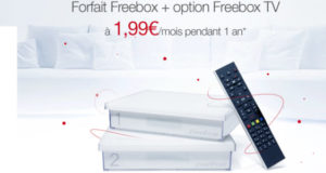 Free propose son forfait Freebox Design Crystal + option TV à 1,99€ sur Vente-privée.com pendant 3 jours
