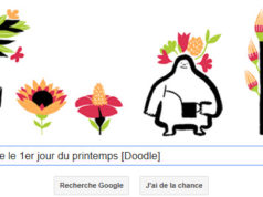 Google fête le 1er jour du printemps [Doodle]