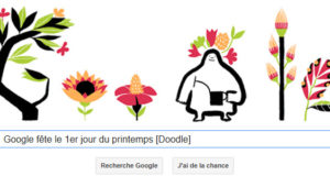 Google fête le 1er jour du printemps [Doodle]