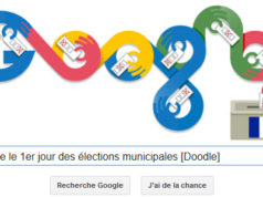 Google fête le 1er jour des élections municipales [Doodle]