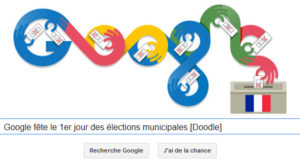 Google fête le 1er jour des élections municipales [Doodle]