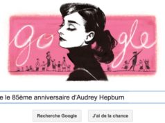 Google fête le 85ème anniversaire d'Audrey Hepburn [Doodle]