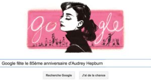 Google fête le 85ème anniversaire d'Audrey Hepburn [Doodle]
