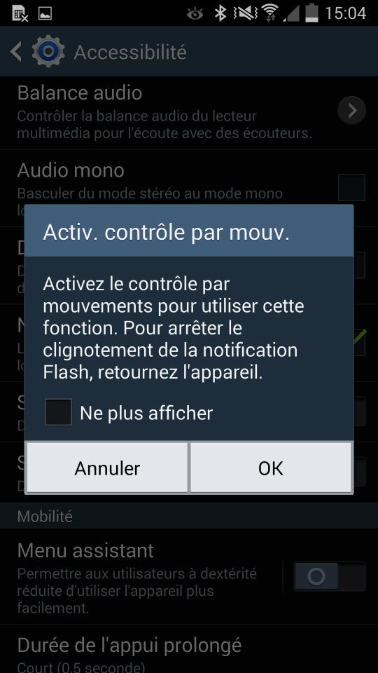 Comment activer la notification par flash pour les appels et SMS sur le Galaxy Note 3? [Pas à Pas]