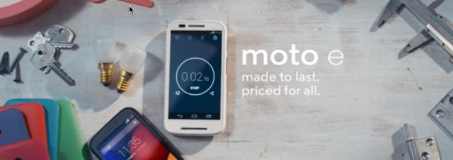 Motorola lève le voile sur le Moto E qui sera commercialisé à 119€