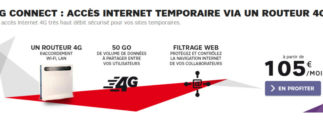 SFR lance 4G Connect, un accès internet via le réseau 4G