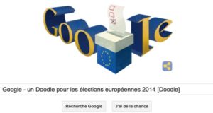 Google - Un Doodle pour les élections européennes 2014 [Doodle]