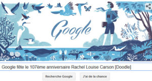 Google fête le 107ème anniversaire Rachel Louise Carson [Doodle]