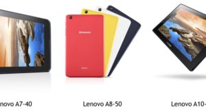 Lenovo commercialise 3 nouvelles tablettes