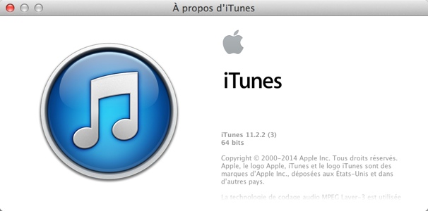 iTunes 11.2.2 est disponible en téléchargement