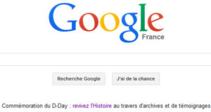 #Doodle - La bévue de Google pour 70ème anniversaire du débarquement!