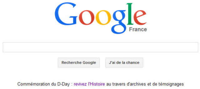 #Doodle - La bévue de Google pour 70ème anniversaire du débarquement!