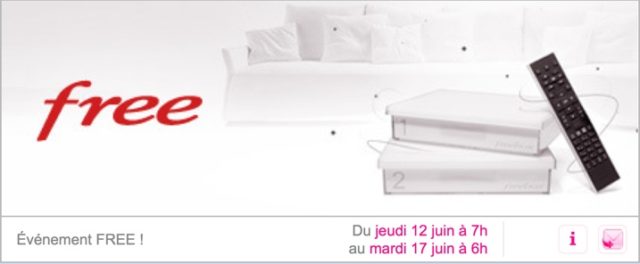 Free sera sur Vente-privee.com du 12 au 17 juin 2014