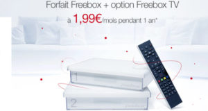 Free propose son forfait Freebox + option TV à 1,99€ sur Vente-privee.com