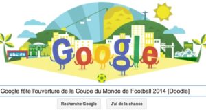 Google fête l'ouverture de la Coupe du Monde de Football 2014 [Doodle]