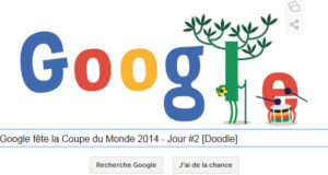 Google fête la Coupe du Monde 2014 - Jour #2 [Doodle]