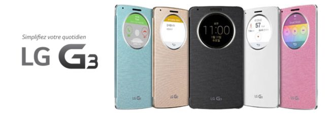 LG QuickCircle : le compagnon indispensable du LG G3