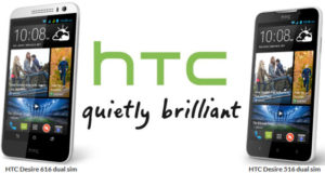 HTC dévoile ses HTC Desire 516 et HTC Desire 616, des smartphone dual SIM respectivement d'entrée et de milieu de gamme