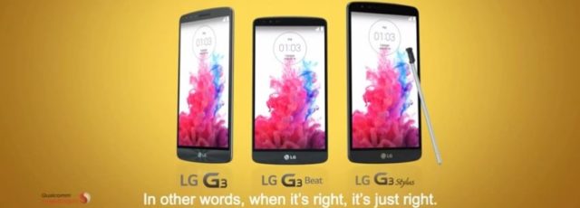 LG G3 Vista et LG G3 Stylus : 2 nouvelles déclinaisons du LG G3 ?