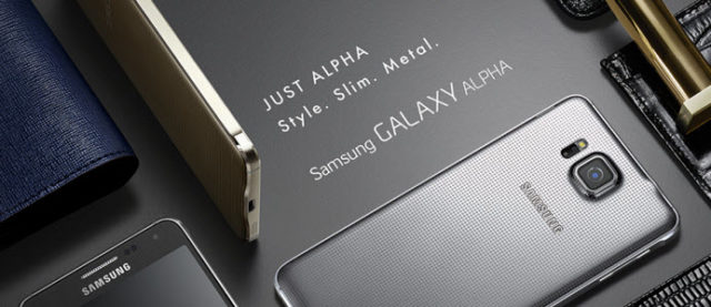 Samsung officialise de Galaxy Alpha qui fait évoluer le design de la gamme