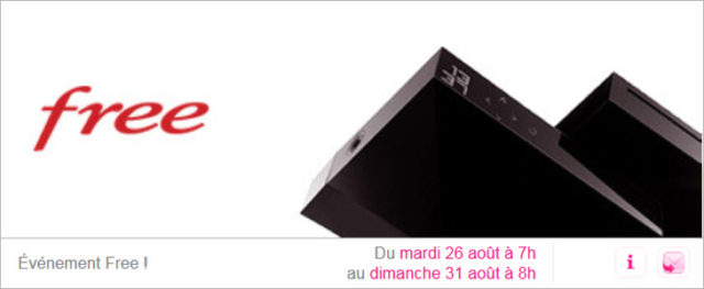 Free bradera sa Freebox Revolution sur Vente-Privee.com du 26 au 31 août 2014