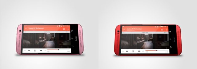 HTC annonce la disponibilité de son HTC One M8 en rouge et en rose