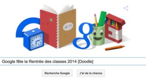 Google fête la Rentrée des classes 2014 [Doodle]