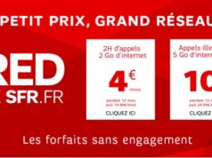SFR brade ses forfaits RED sur Showroom Privé jusqu'au 9 septembre 2014