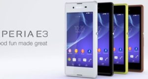 #IFA2014 - Sony Xperia E3, un smartphone d'entrée de gamme 4G