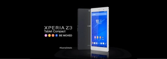 #IFA2014 - Sony dévoile l'Xperia Z3 Tablet Compact