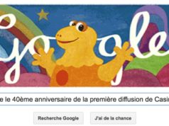 Google fête le 40ème anniversaire de la première diffusion de Casimir [Doodle]