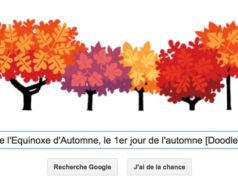 Google fête l'Equinoxe d'Automne, le 1er jour de l'automne [Doodle]