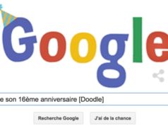 Google fête son 16ème anniversaire [Doodle]
