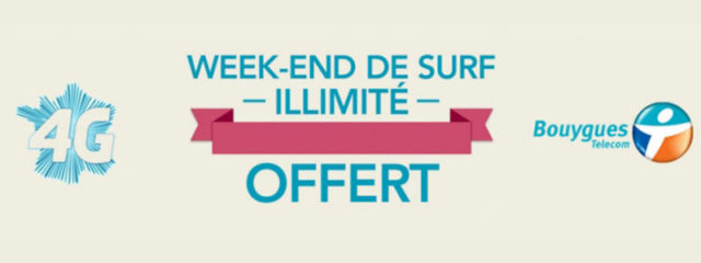 Bouygues Telecom - Un weekend de surf illimité pour le 1er anniversaire de sa 4G