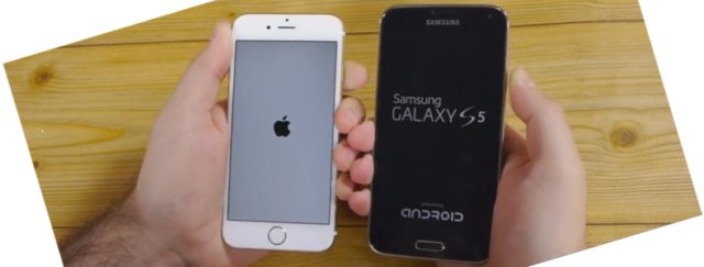 Galaxy S5 vs iPhone 6 - Quel est le plus rapide? [video]