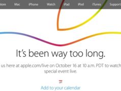 La keynote d'Apple sera diffusée en direct le 16 octobre 2014 à 19h!