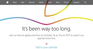 La keynote d'Apple sera diffusée en direct le 16 octobre 2014 à 19h!