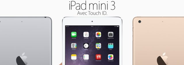 Apple lance l'iPad Mini 3, un 