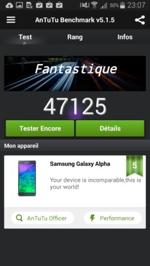 Samsung Galaxy Alpha : prise en main