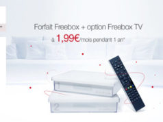 Free brade son forfait Freebox avec option TV à 1,99€/mois pendant 1 an sur Vente-privee.com