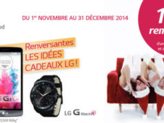 Départ des promotions LG pour Noël 2014