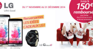Départ des promotions LG pour Noël 2014