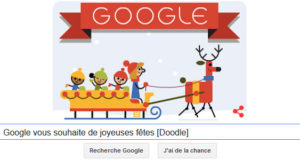 Google vous souhaite de joyeuse fêtes [Doodle]