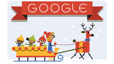 Google vous souhaite de joyeuse fêtes [Doodle]