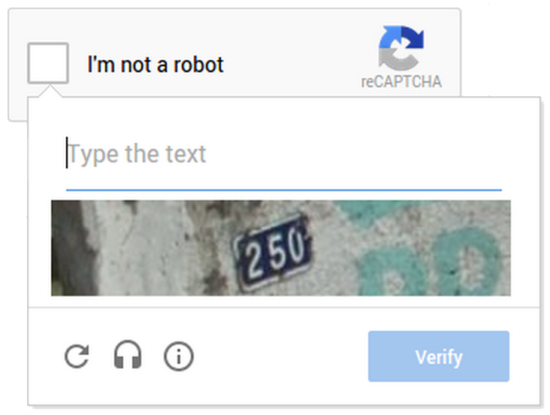 No Captcha, le nouveau ReCaptcha